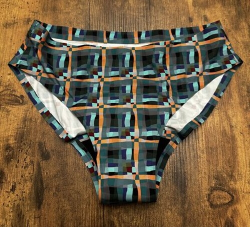 Knixteen KT Period Underwear High-Rise Hipster Plaid Medium